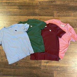 Bundle Abercrombie Kids solid logo T’s